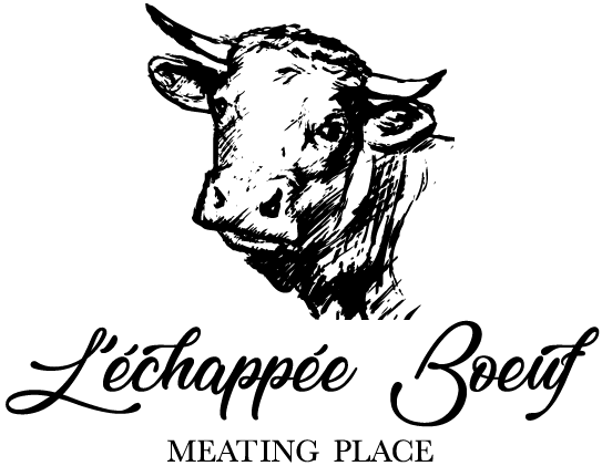 Logo restaurant échappée boeuf